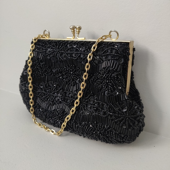 Vintage Art Deco Clutch Purse Wristlet-FREE Ship! - Picture 2 of 13